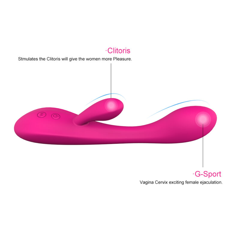 Boom Rabbit Vibrator, dual motors, clitoral stimulation, G-spot vibrator, body-safe silicone, adult toys, pleasure enhancement, intimate accessories