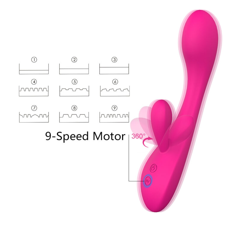 Boom Rabbit Vibrator, dual motors, clitoral stimulation, G-spot vibrator, body-safe silicone, adult toys, pleasure enhancement, intimate accessories