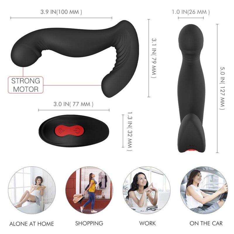 Jiggle anal vibrator, anal pleasure toy, vibrating anal toy, adult toys for anal play, intimate products