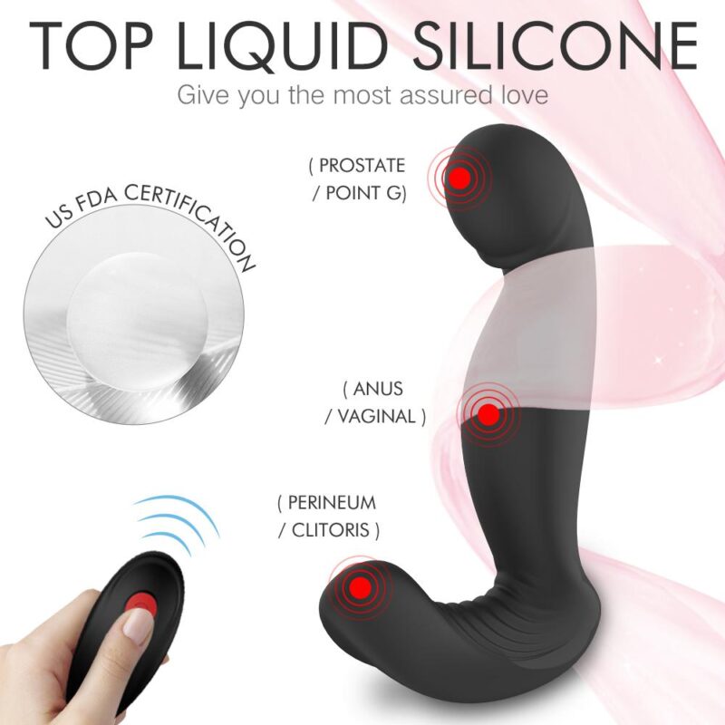 Jiggle anal vibrator, anal pleasure toy, vibrating anal toy, adult toys for anal play, intimate products