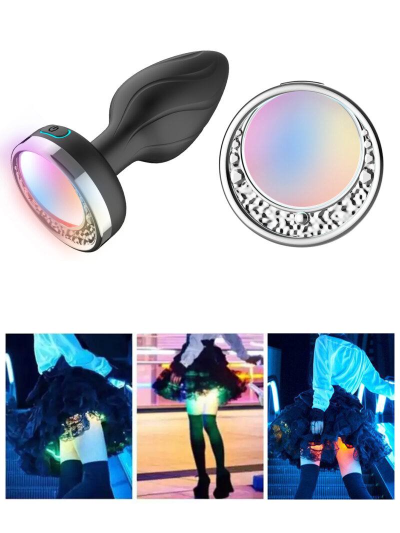 LED anal plug, anal stimulation, body-safe silicone, intimate accessories, pleasure products