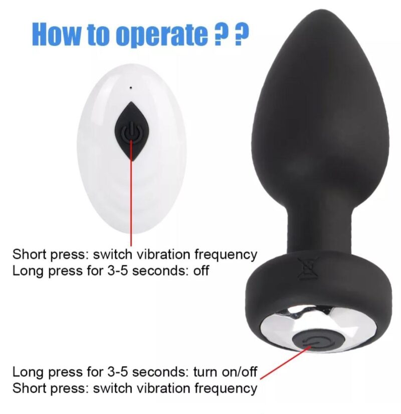 remote-controlled anal plug, anal toys, pleasure products, intimate accessories, body-safe materials