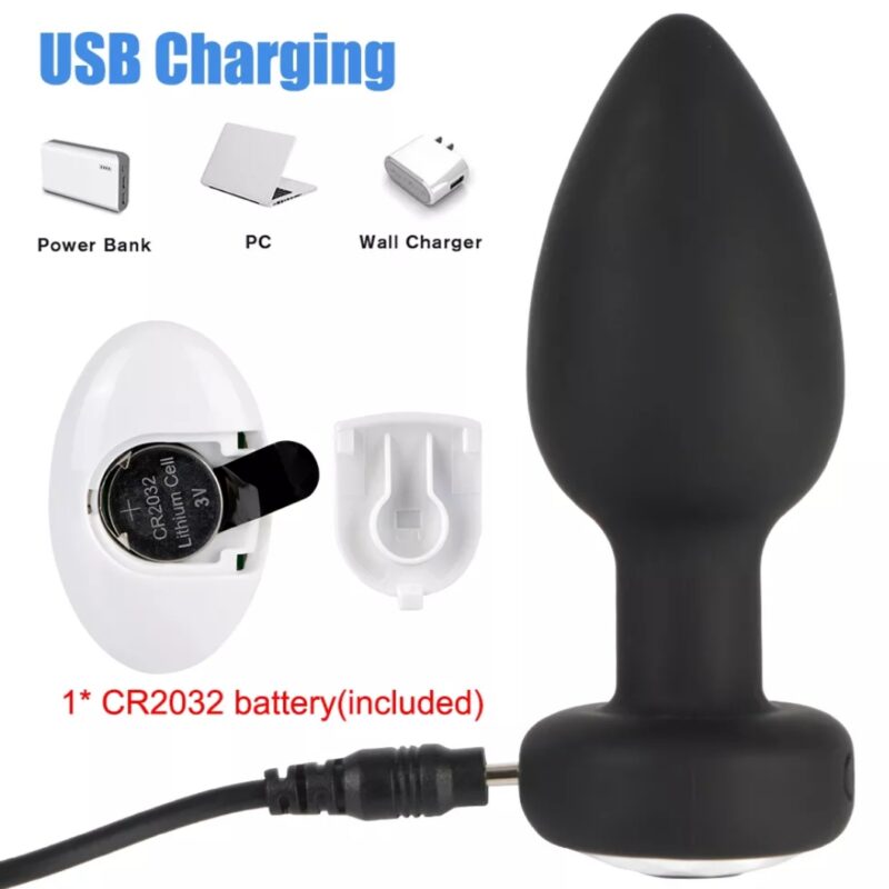 remote-controlled anal plug, anal toys, pleasure products, intimate accessories, body-safe materials
